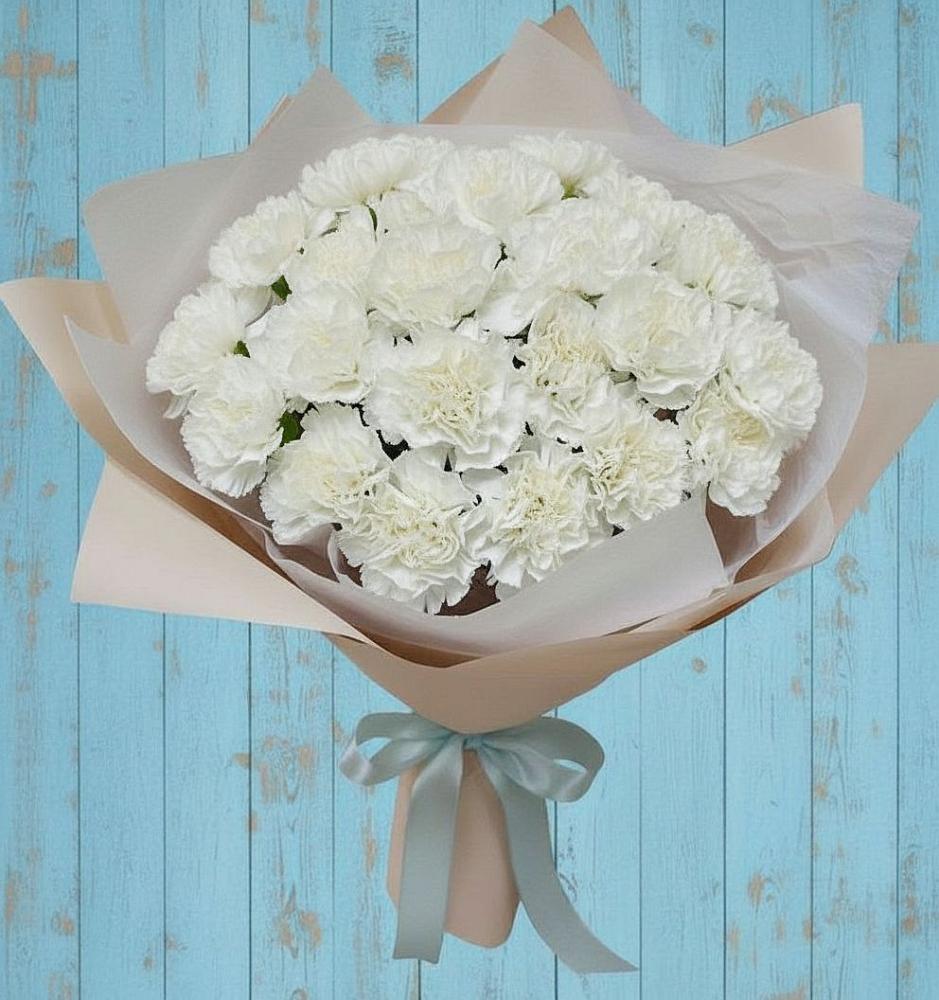 Букет цветов из: Гвоздики в Зарубино