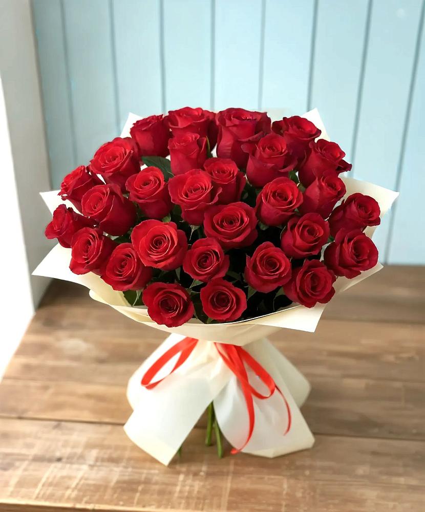 Букет 29 Красных роз в Зарубино