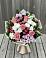 Букет цветов из: Альстромерии, Гвоздики, Розы и Хризантемы в Зарубино