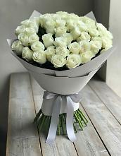 Букет 35 Белых роз в Зарубино