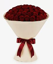 Букет 101 Бордовая роза Блэк Бакарра в Зарубино