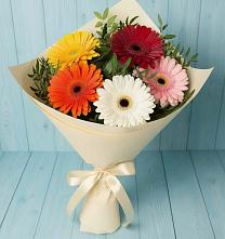 Букет цветов из:  Герберы в Зарубино