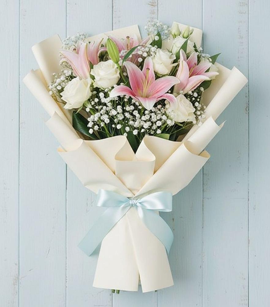 Букет цветов из: Лилии в Зарубино