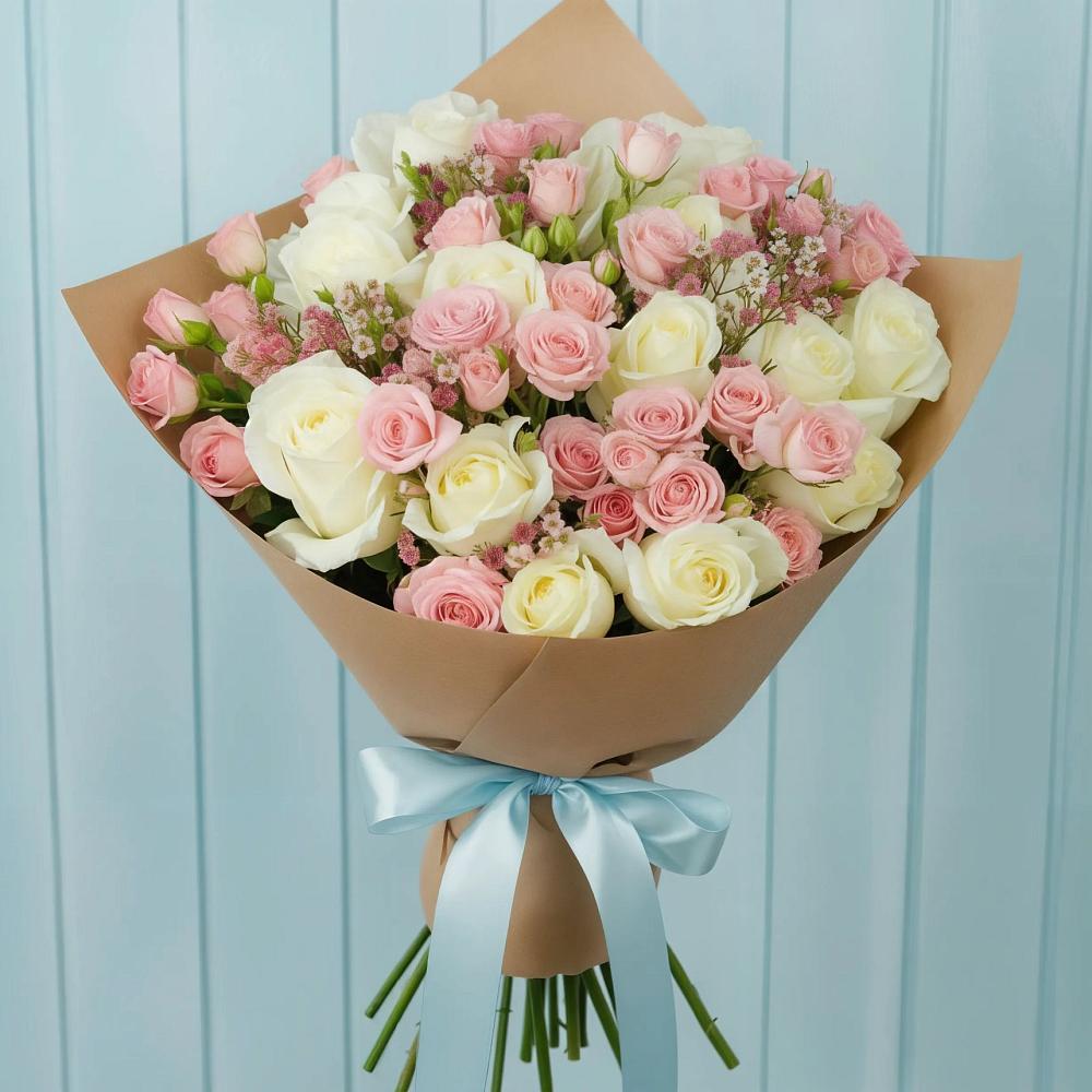 Букет цветов из: Розы в Зарубино