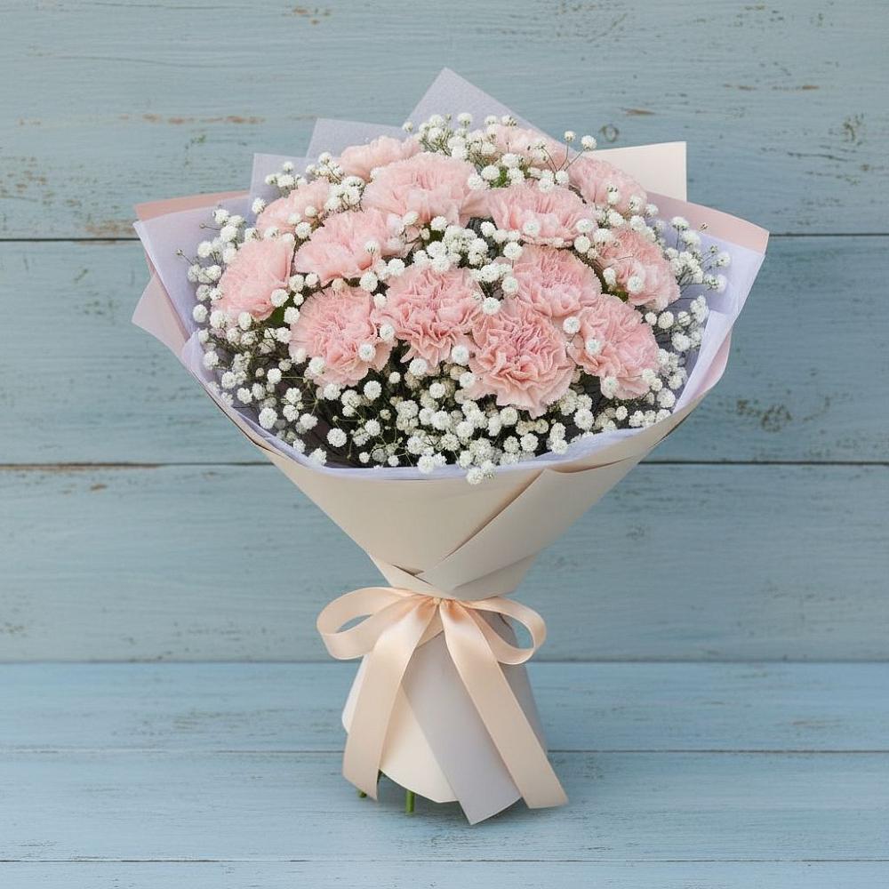 Букет цветов из: Гвоздики в Зарубино