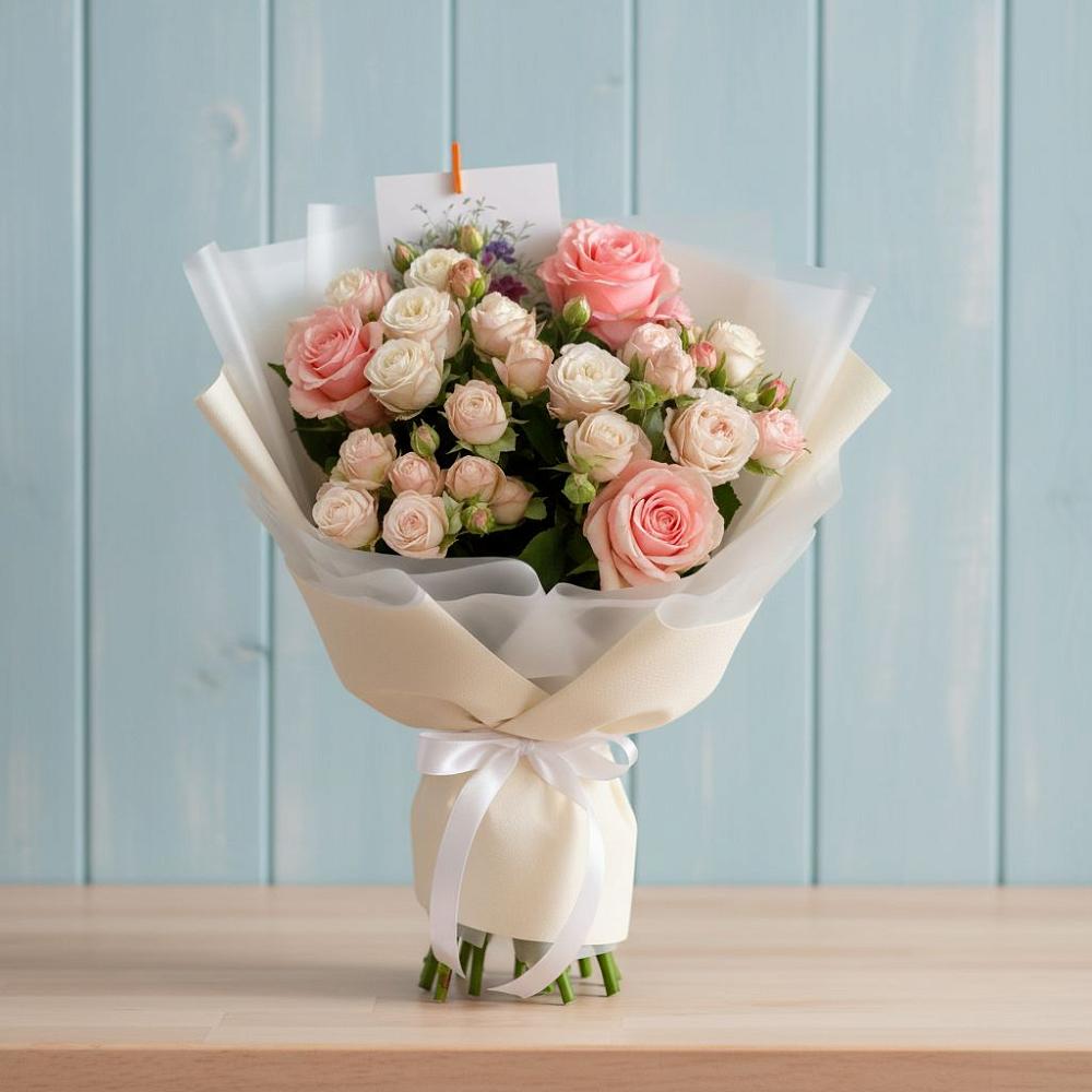 Букет цветов из: Розы в Зарубино