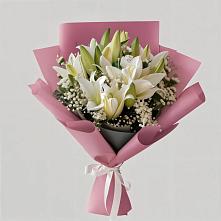 Букет цветов из:  Лилии в Зарубино