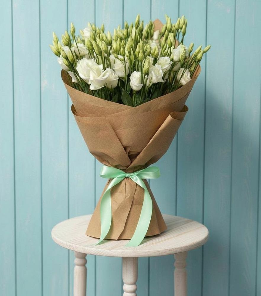 Букет цветов из: Лизиантусы в Зарубино