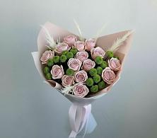 Букет цветов из:  Розы и Хризантемы в Зарубино