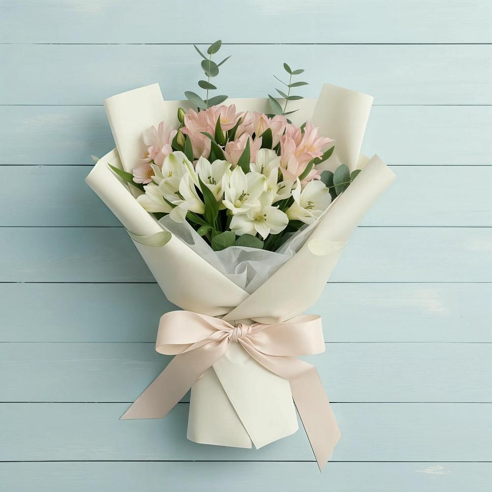 Букет цветов из: Альстромерии в Зарубино