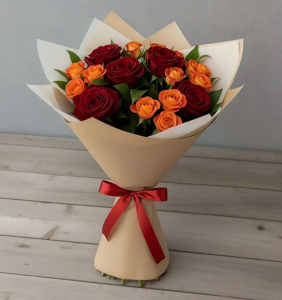 Букет Любовь и восторг в Зарубино